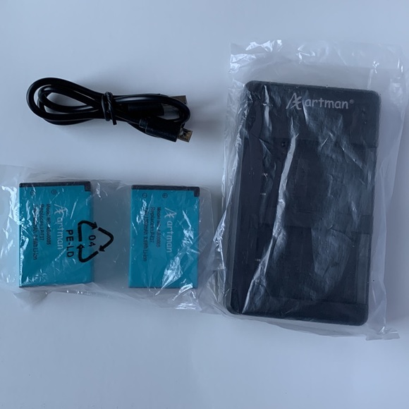 Artman 2-Pack LP-E17 Batteries and Rapid Dual USB Charger - Picture 3 of 4